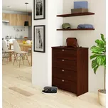 Botník s výklopnými dvířky SIRIEL - wenge