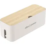 AlzaPower Cable Box Deluxe Small bílý