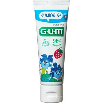 Dentální hygiena GUM Junior Monster jahodová (6–12 let) 50 ml