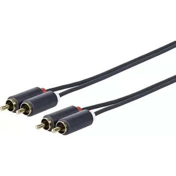 Video kabel VivoLink 2 x RCA - 2 x RCA M-M 5m (PRORCARCA5)