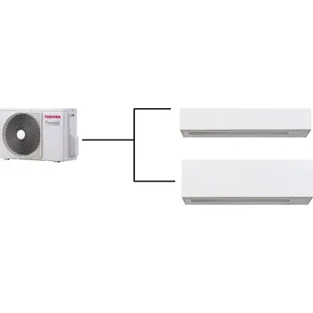 Klimatizace Klimatizace Toshiba Daiseikai 10 White 1+2 ( 2,5kW + 3,5kW ) Multi-split R32 včetně montáže