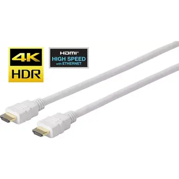 Video kabel VivoLink Pro HDMI 2.0b kabel M - M 1.5m bílá (PROHDMIHD1.5W)