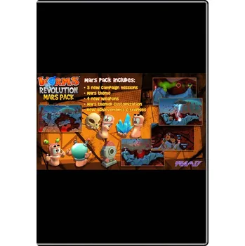 Hra Worms Revolution - Mars Pack DLC (PC)