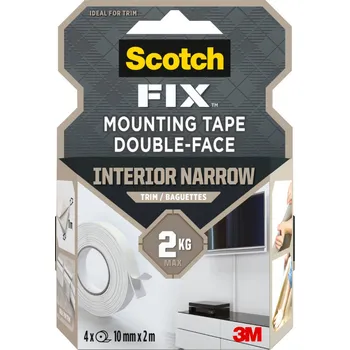 3M Scotch-FIX™ úzká montážní oboustranná páska, 4 x 10mm × 2m
