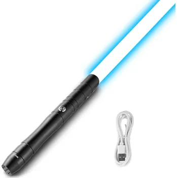 Dětská zbraň VEVOR Světelný meč RGB, 14 barev, zvuk FX, dobíjecí, 96 cm