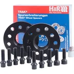 H&R rozšiřovací podložky šířka 2 × 15mm - Seat Leon III, černé, včetně šroubů, X-Perience