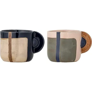 Sada hrnků Bloomingville Bolivia 350 ml 2-pack 82063178 vícebarevná MLC