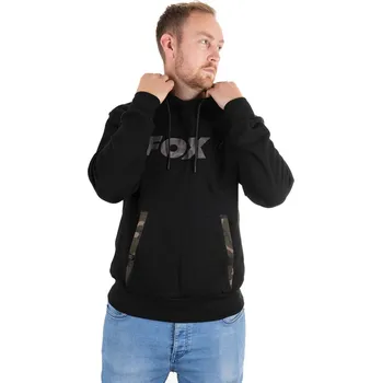 Pánská mikina FOX Black/Camo Print Hoody Velikost S