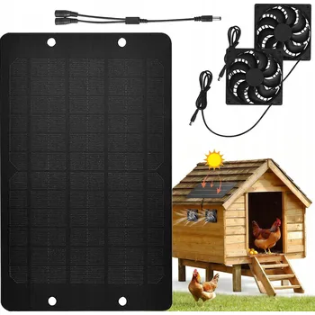 Domácí ventilátor Solární odsávací ventilátor, voděodolný