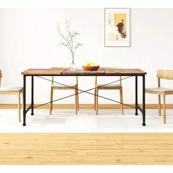 Jídelní stůl Kuchyňský stůl VidaXL obdélníkový akácie 90 x 180 x 76 cm