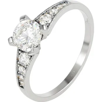 Prsten Soliter Nadčasový zásnubní prsten z bílého zlata 229 001 00829 07 59 mm + 2 měsíce na vrácení zboží