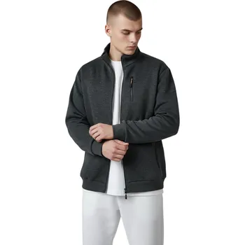 Pánská mikina Blue Jeans Pánská nadměrná rozepínací mikina OTTO Barva: Tmavě šedá, Velikost: 7XL