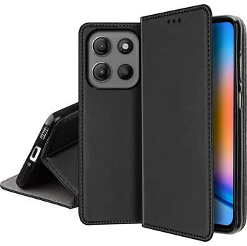 Pouzdro na mobilní telefon Flipové pouzdro KrainaGSM pro Motorola, Moto G15 Power, černé