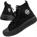 LEE COOPER LCW-23-44-1628L VYSOKÉ BOTASKY TENISKY TEXTILNÍ 36 Černá