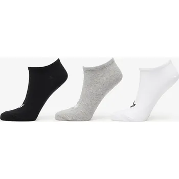 Pánské ponožky Ponožky adidas Liner Socks 3-Pack White/Grey/Black XL
