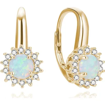 Náušnice Dámské stříbrné náušnice ALANZA Ag 925