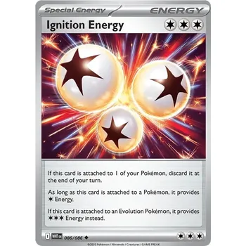 Sběratelská karetní hra Ignition Energy 086/086 - White Flare Typ karty: Pokéball Reverse