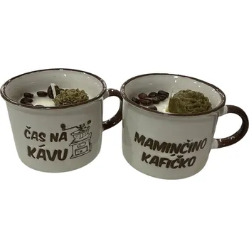 Výroba svíčky DANNY MADE Svíčka hrnek kávička II.