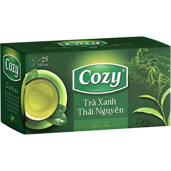 Limonáda Cozy Zelený čaj Thai Nguyen 25×2 g (50 g) - vietnamský zelený čaj