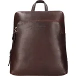 Dámský kožený batoh The Chesterfield Brand Fornella - tmavě hnědá