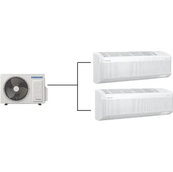 Klimatizace Klimatizace Samsung Wind Free Avant S2 1+2 ( 2,5kW + 2,5kW ) Multi-split R32 včetně montáže
