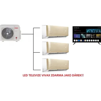 Domácí spotřebič Klimatizace Vivax gold 1+3 (2,7kW + 2,7kW + 3,5kW) Multi-split R32 včetně montáže