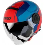 Axxis Raven SV ABS Milano otevřená helma matt blue red M