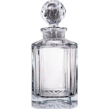 Manboxeo Křišťálová karafa z českého skla na luxusní alkohol 800 ml