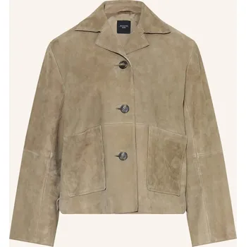 Dámská móda Weekend Max Mara Dámská Kožená Bunda Palchi, světle hnědá, 40