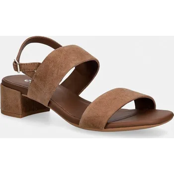 Dámské sandále Semišové sandály Ecco Livia 35 250303.05034 hnědá 88X, EUR 40