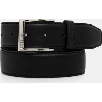 Opasek Kožený pásek BOSS 50538361 černá 99X, vel. 90