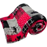 Home Elements Mikroflanelová deka, kolekce Tlapkové káro