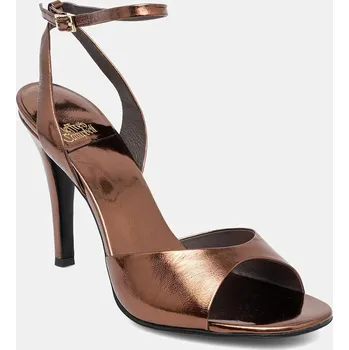 Dámské sandále Kožené sandály Jeffrey Campbell Bar-Hop JC.1584.1.22 hnědá 89X, EUR 37