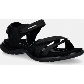 Dámské sandále Nubukové sandály Ecco Offroad 853303.51052 černá 99X, EUR 42