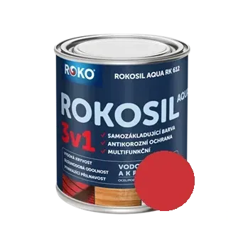 univerzální barva univerzální barva 3v1 na kov beton dřevo červená rumělková