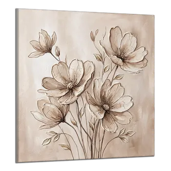 Obraz Obraz na plátně Hnědé kvítky , jednodílný 4471AY