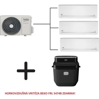 Klimatizace Klimatizace Beko Evolutio 1+3 ( 3,5kW + 3,5kW + 3,5kW) Multi-split R32 včetně montáže + dárek zdarma