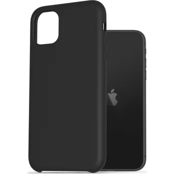 Pouzdro na mobilní telefon AlzaGuard Premium Liquid Silicone Case pro iPhone 11 černé