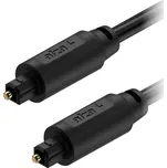 AlzaPower Optical Fiber Toslink Audio Cable 5m černý