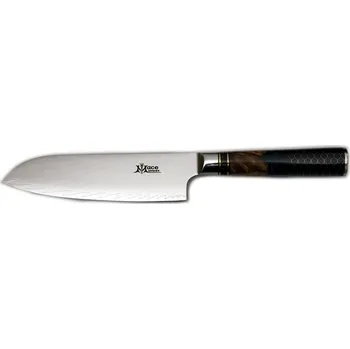 Kuchyňský nůž MaceMaker VERONA SANTOKU SanMai Damaškový Kuchyňský nůž
