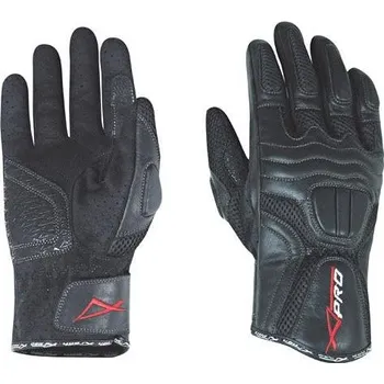 Moto rukavice A-PRO KEYMONT - černé kožené moto rukavice 3XL