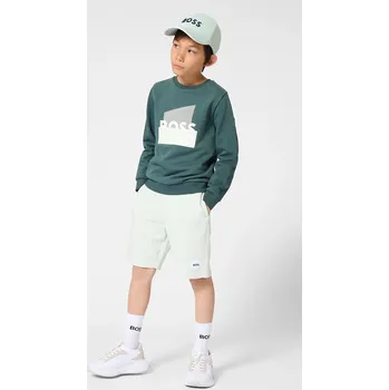 Chlapecká mikina Dětská mikina BOSS J52966.114.150 zelená 79X, vel. 126