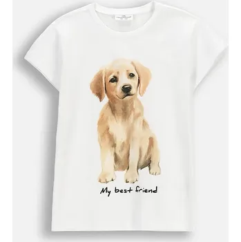 Dětské tričko Coccodrillo WC6143204VGA bílá 00X, vel. 134