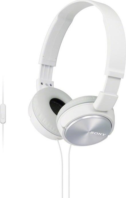 SONY sluchátka MDR-ZX310AP, handsfree, bílé