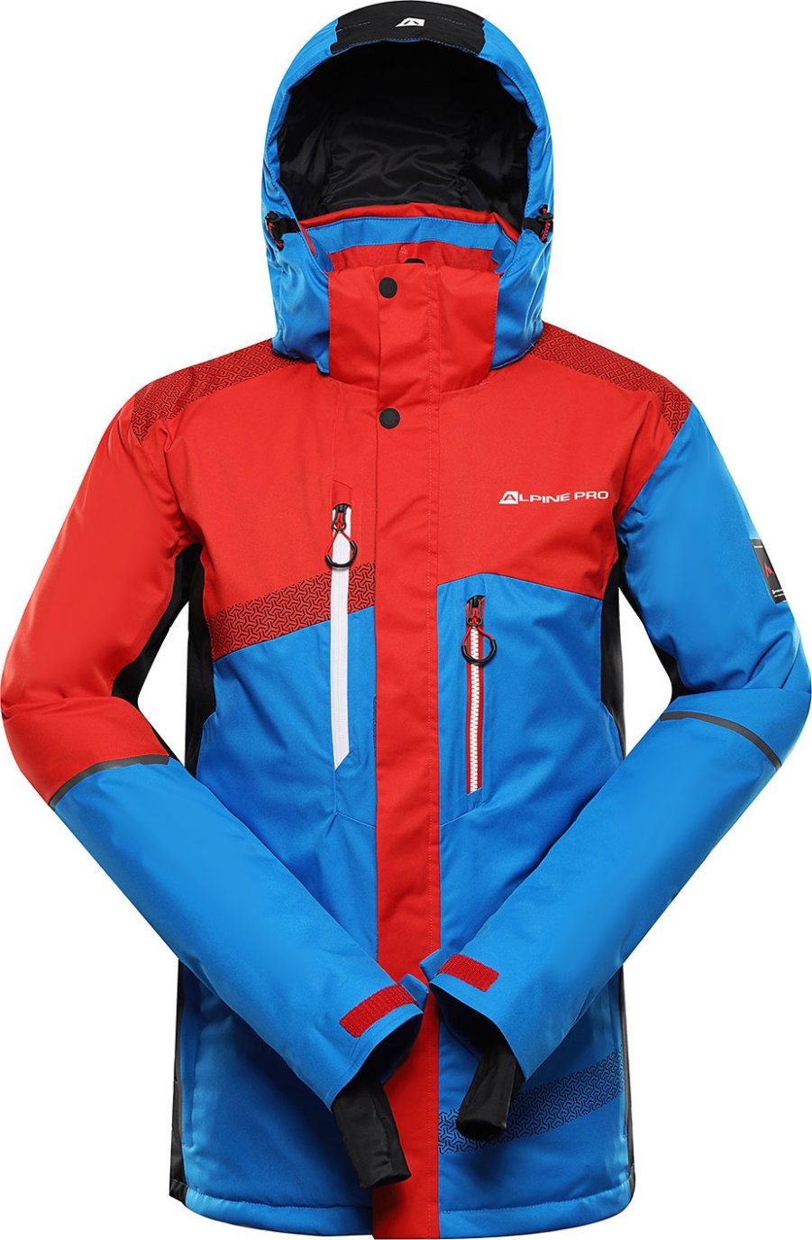 Alpine Pro Dear 2 Pánská lyžařská bunda MJCF730 červená S