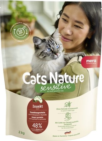 Mera Cats Nature Adult Sensitive Insekt Balení 2 kg