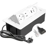 Výklopná zásuvka Multibox 2x 230V + USB…