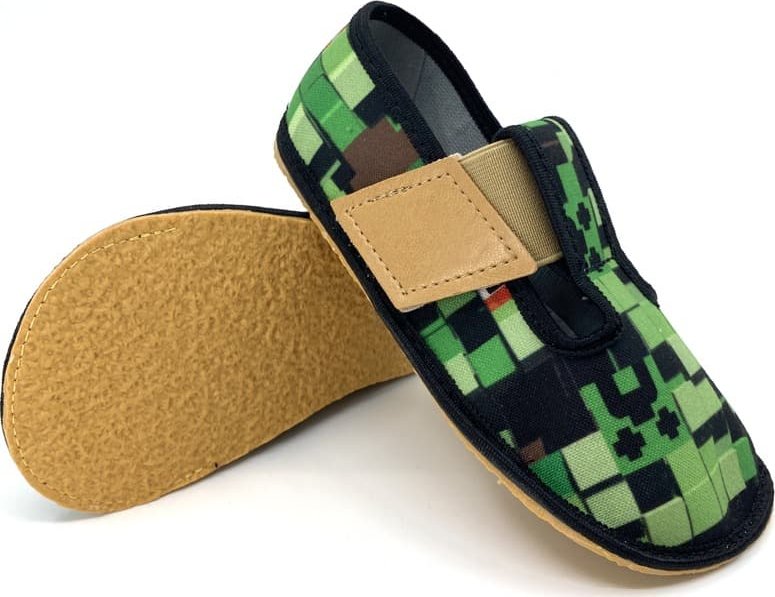 Barefoot bačkory Crave Elastic Cubes 25, Vnitřní délka boty: 16,0 cm, Vnitřní šířka boty: 5,8 cm