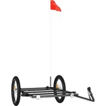 vidaXL Vozík za kolo 94206 černý