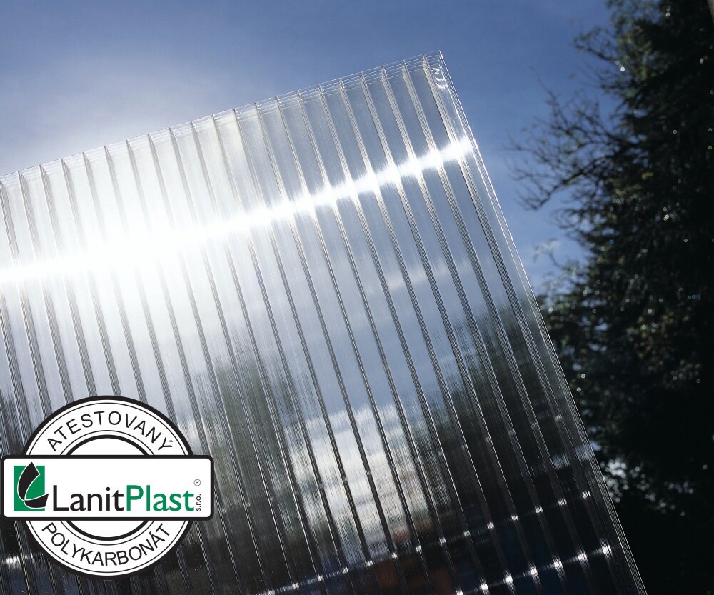 LANIT PLAST Marlon ST LONGLIFE TW 4mm polykarbonátová deska čirá 1,05x1m PK24-6